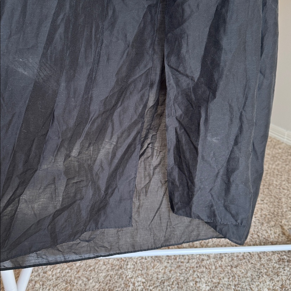 H&M Black Maxi Skirt/ Levincino dress with black lace, size M - Picture 10 of 13